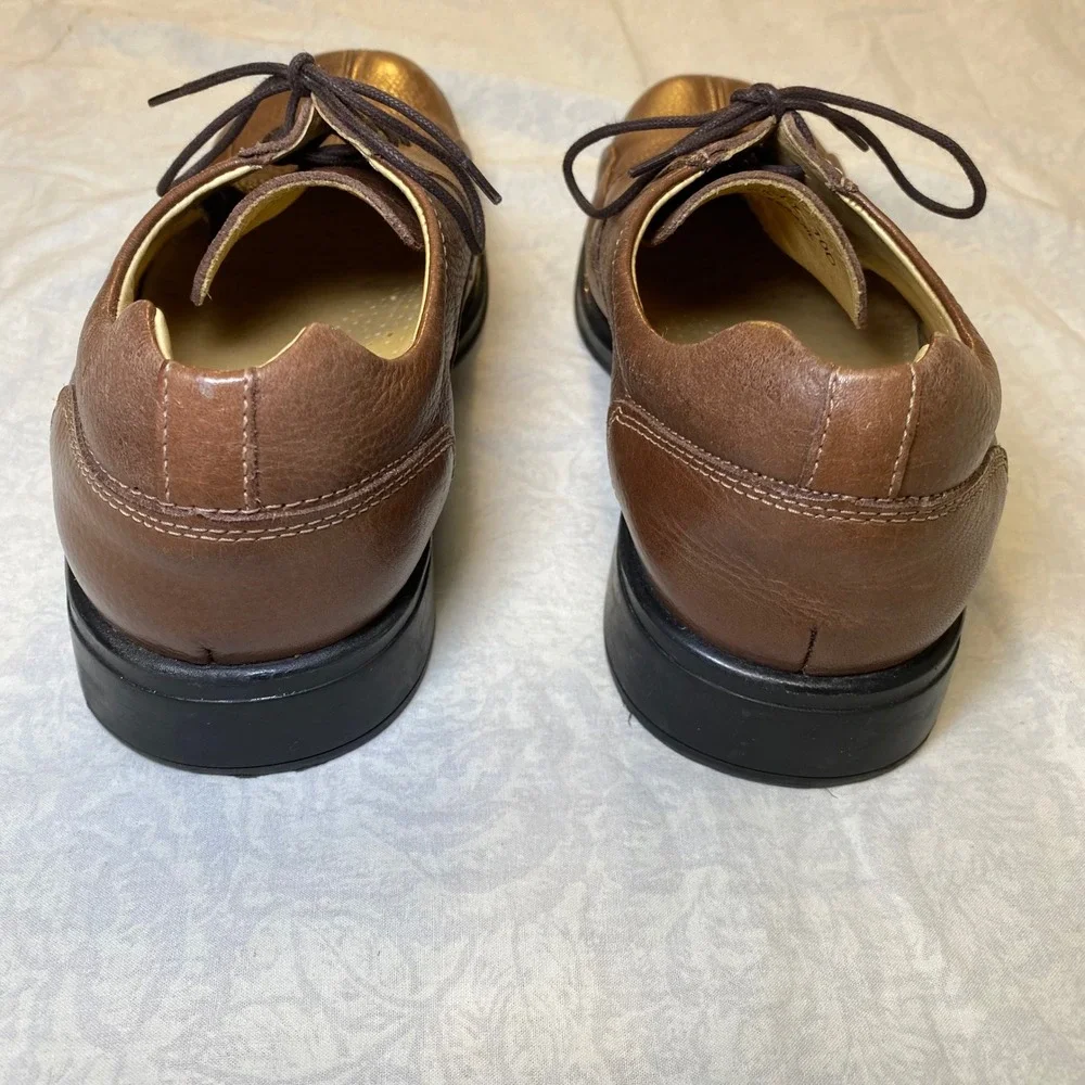 Studio Belvedere Baybridge Brown Leather Oxford‎ Dress Shoes Mens 10D